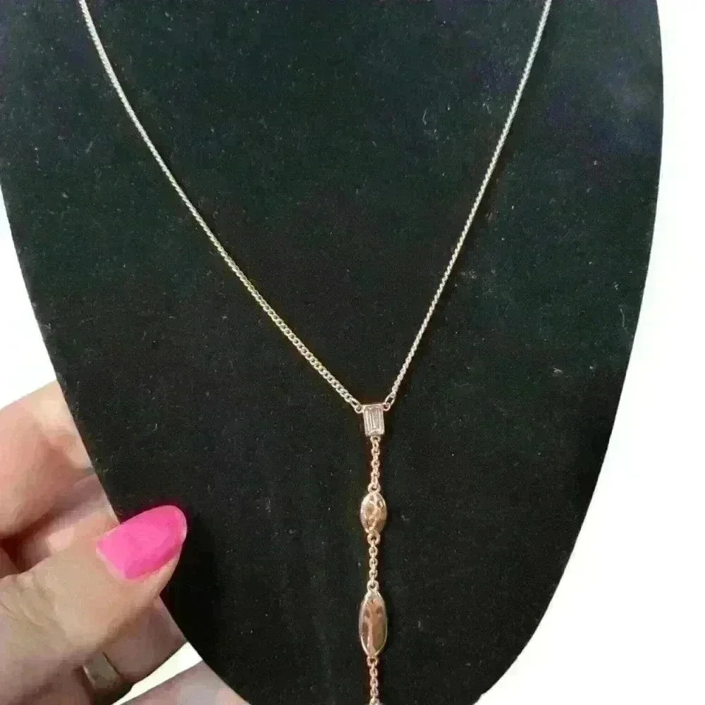 COLOR STREET TOKYO LIGHTS-INSPIRED 18" DANGLE DROP Y-NECKLACE! - Picture 2 of 4